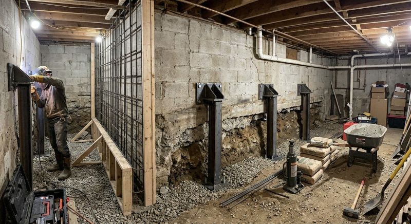 Basement Stabilization in Palatka, FL