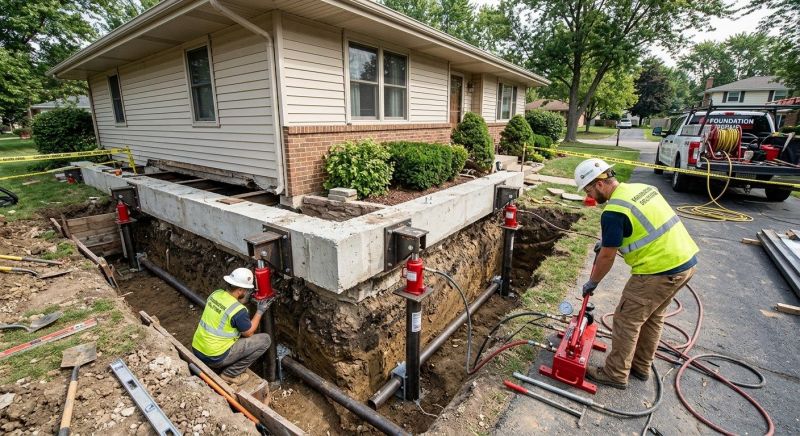 Foundation Jacking in Crescent City, FL