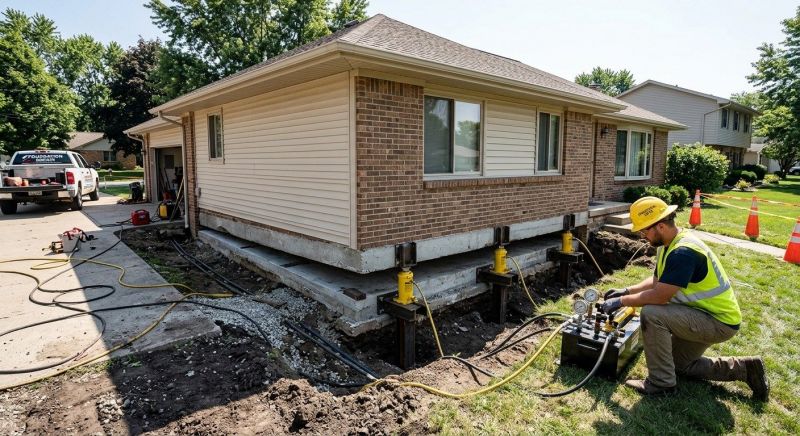 Foundation Lifting in Interlachen, FL