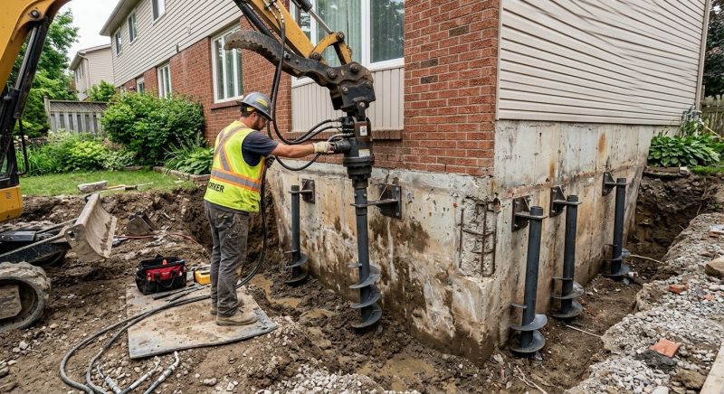 Helical Piers Installation in Palatka, FL