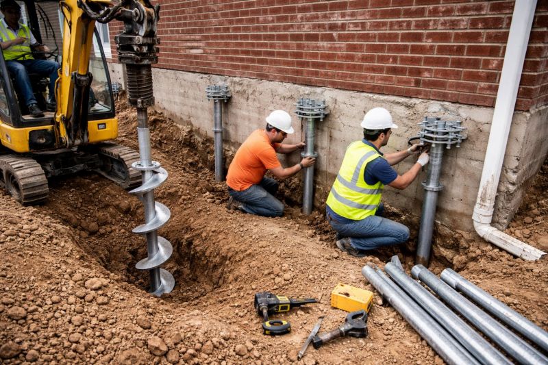 Helical Piers Installation in Palatka, FL