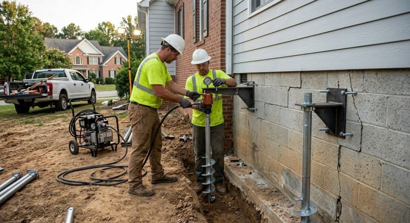 Helical Pile Installation in Palatka, FL