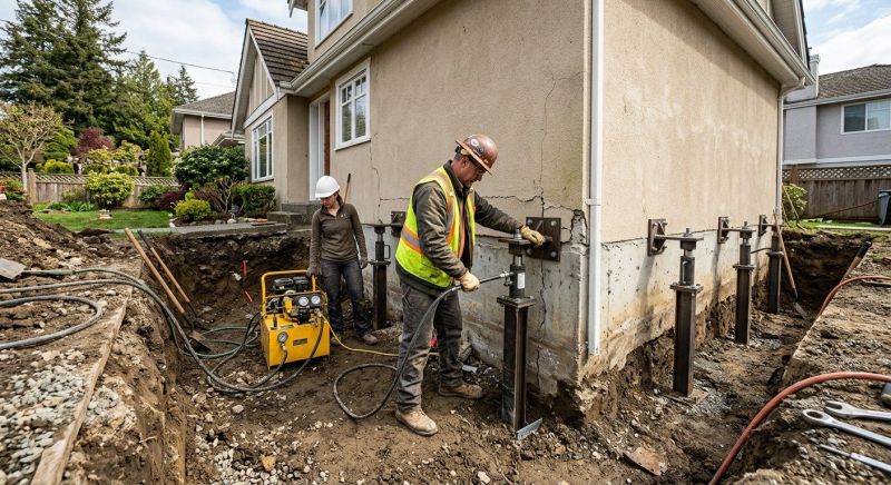 Sinking Foundation Repair in Melrose, FL