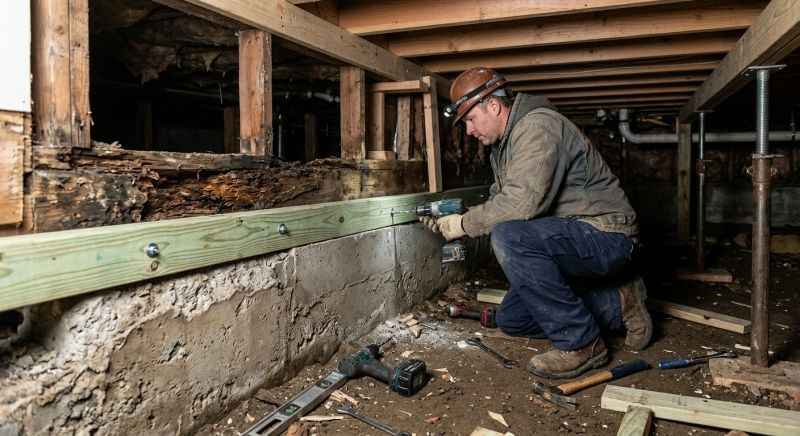 Sinking Foundation Repair in Putnam County, FL